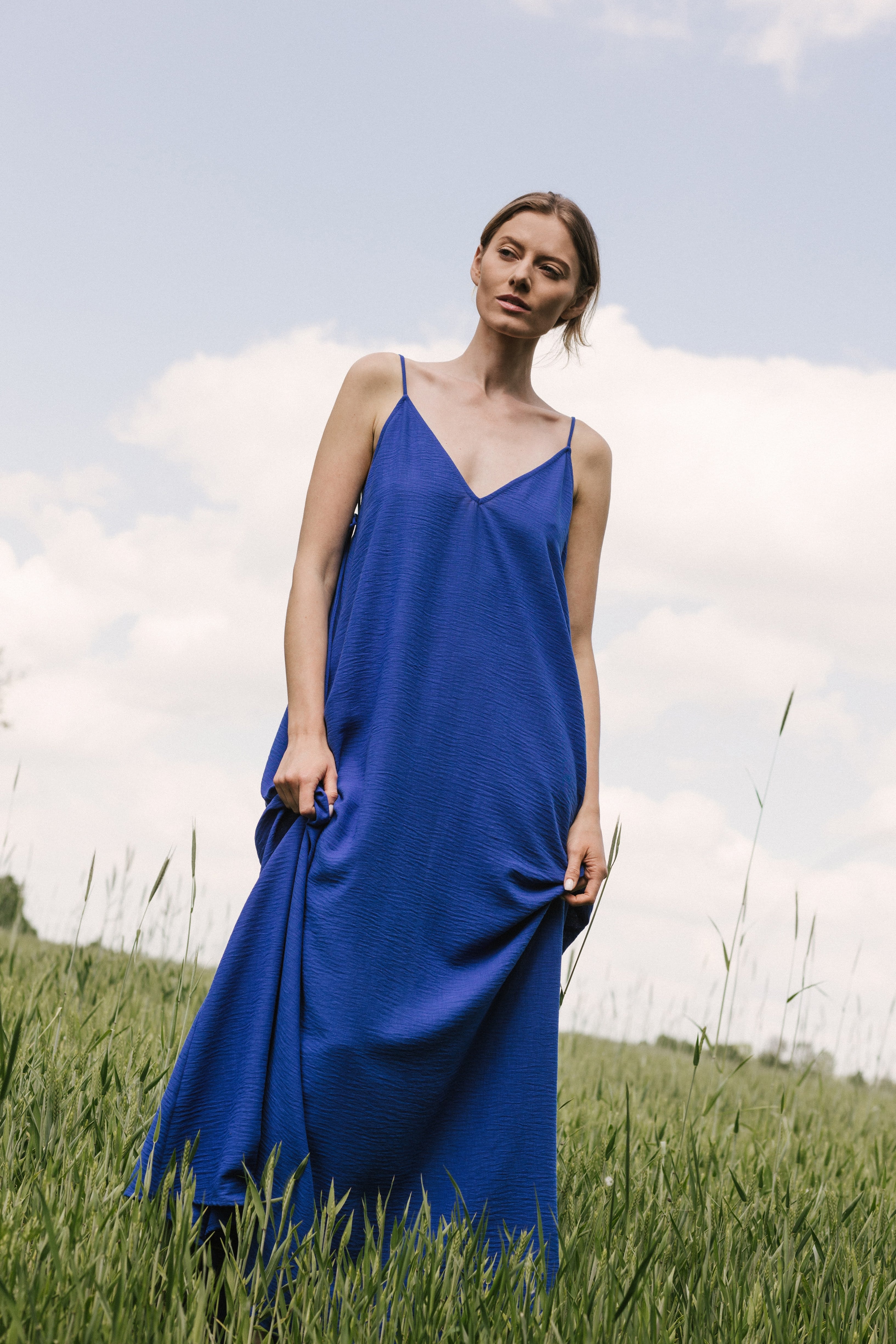 SUKIENKA NANAO INDIGO BLUE