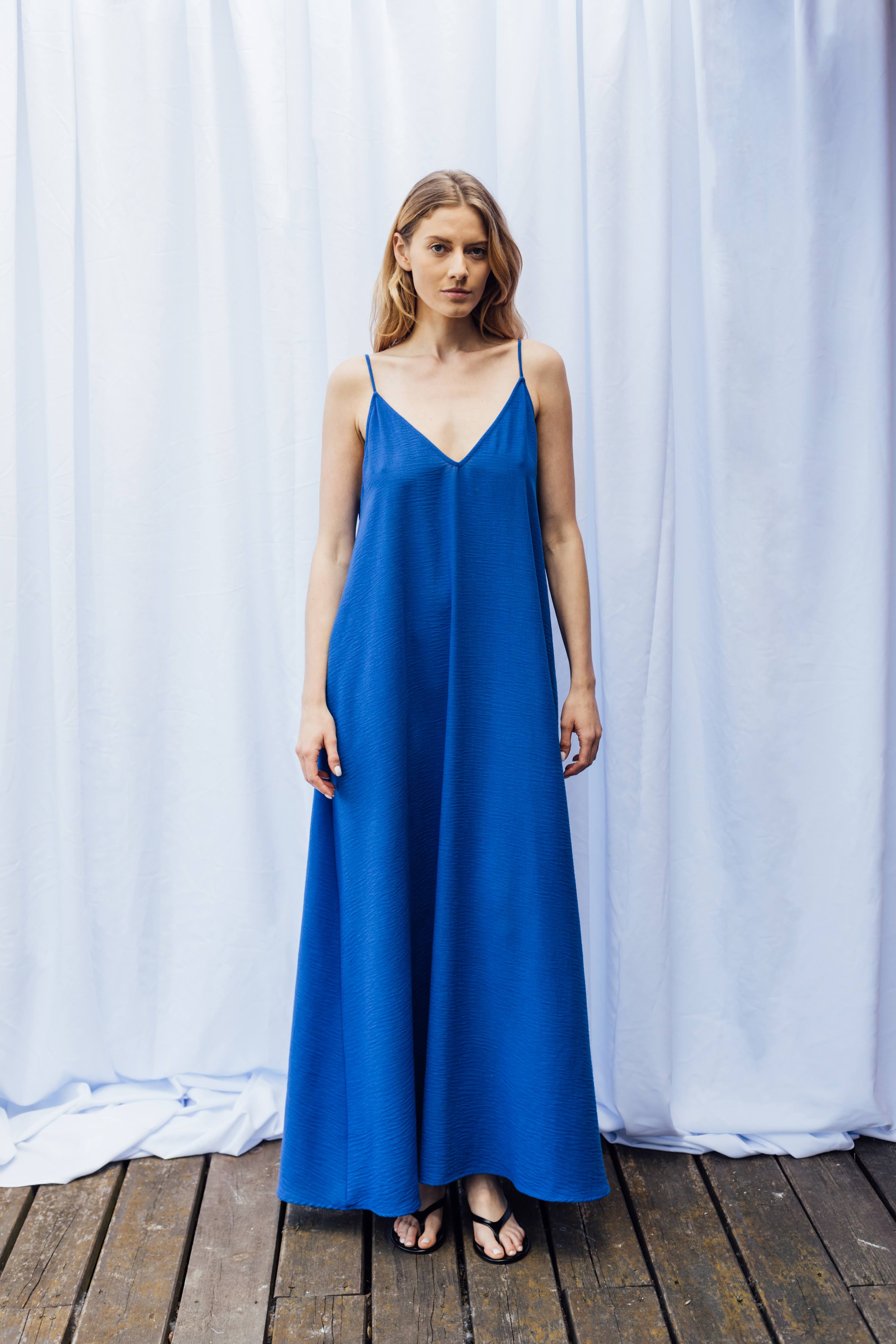 SUKIENKA NANAO INDIGO BLUE