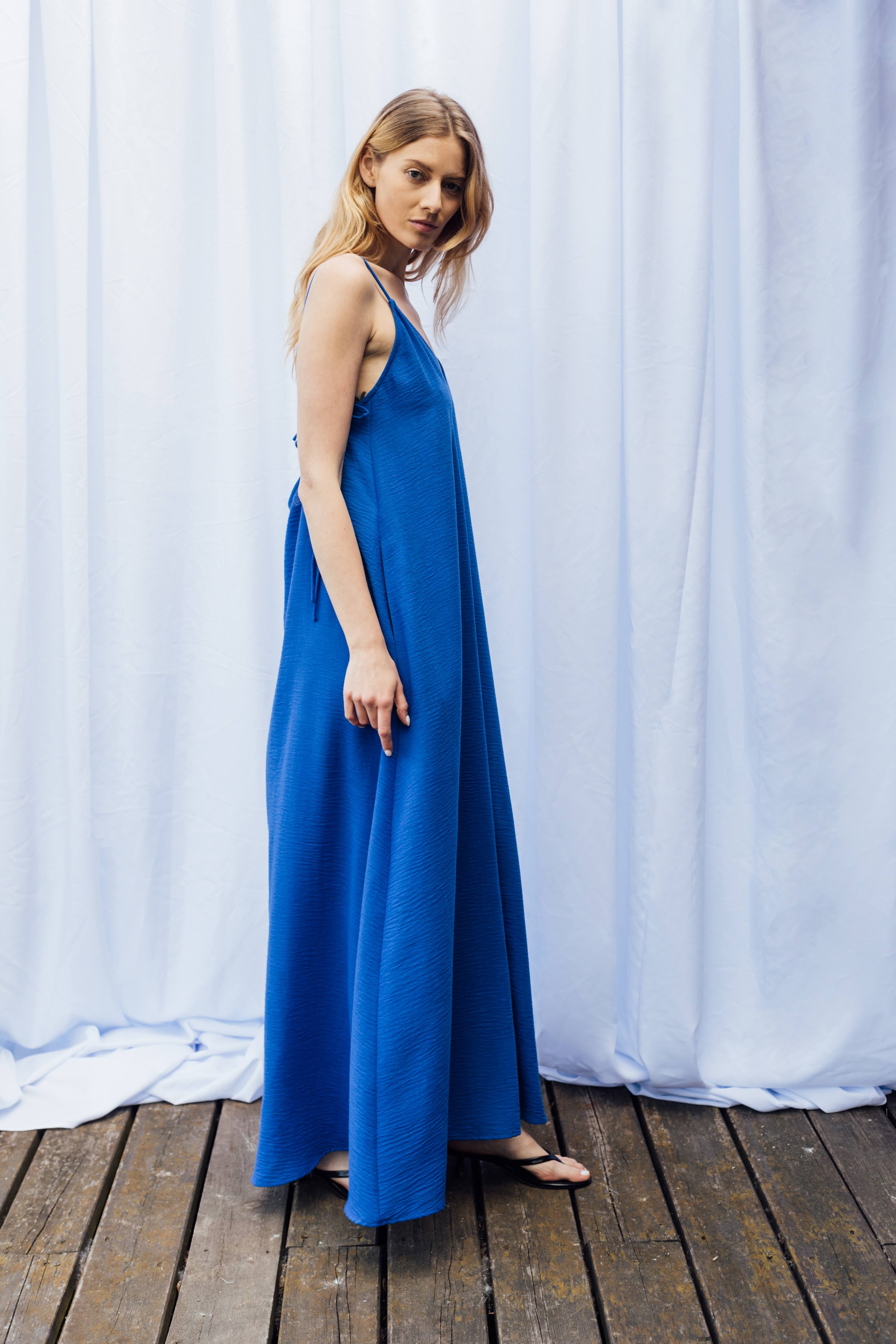 SUKIENKA NANAO INDIGO BLUE