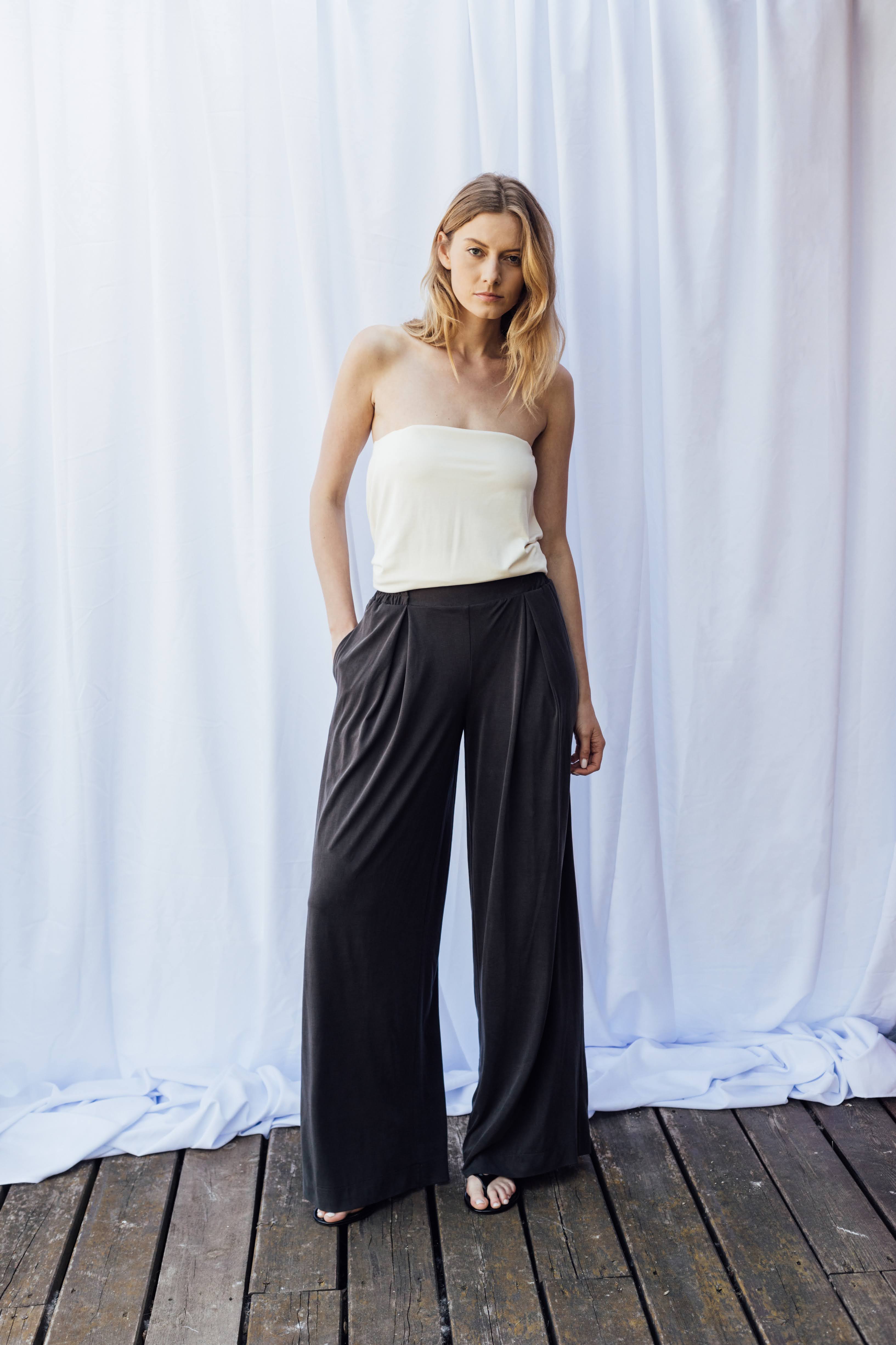 SPODNIE WIDE LEG MITO