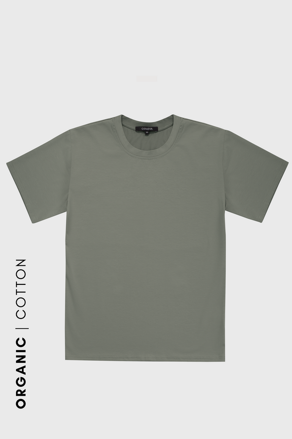 t-shirt Vang khaki - bawełna organiczna