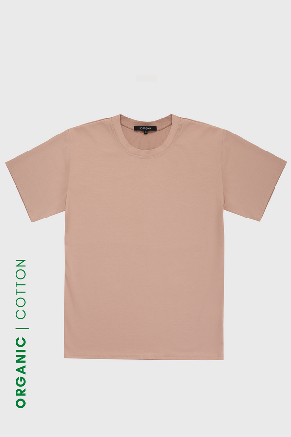 t-shirt Vang beż - bawełna organiczna