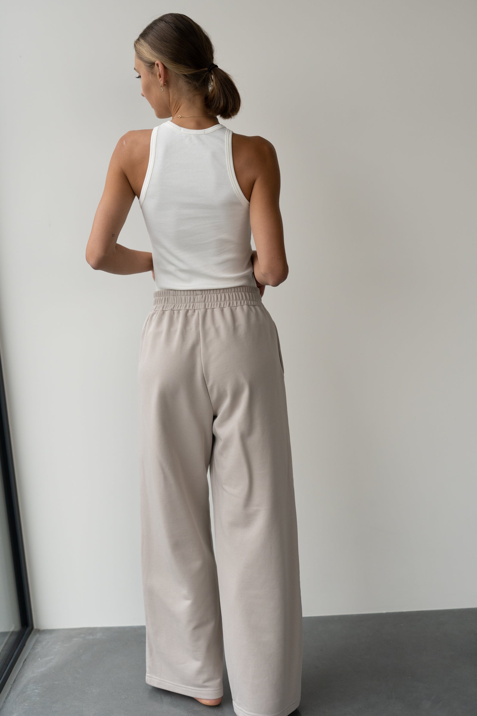 SPODNIE DRESOWE LUZA LIGHT GREY