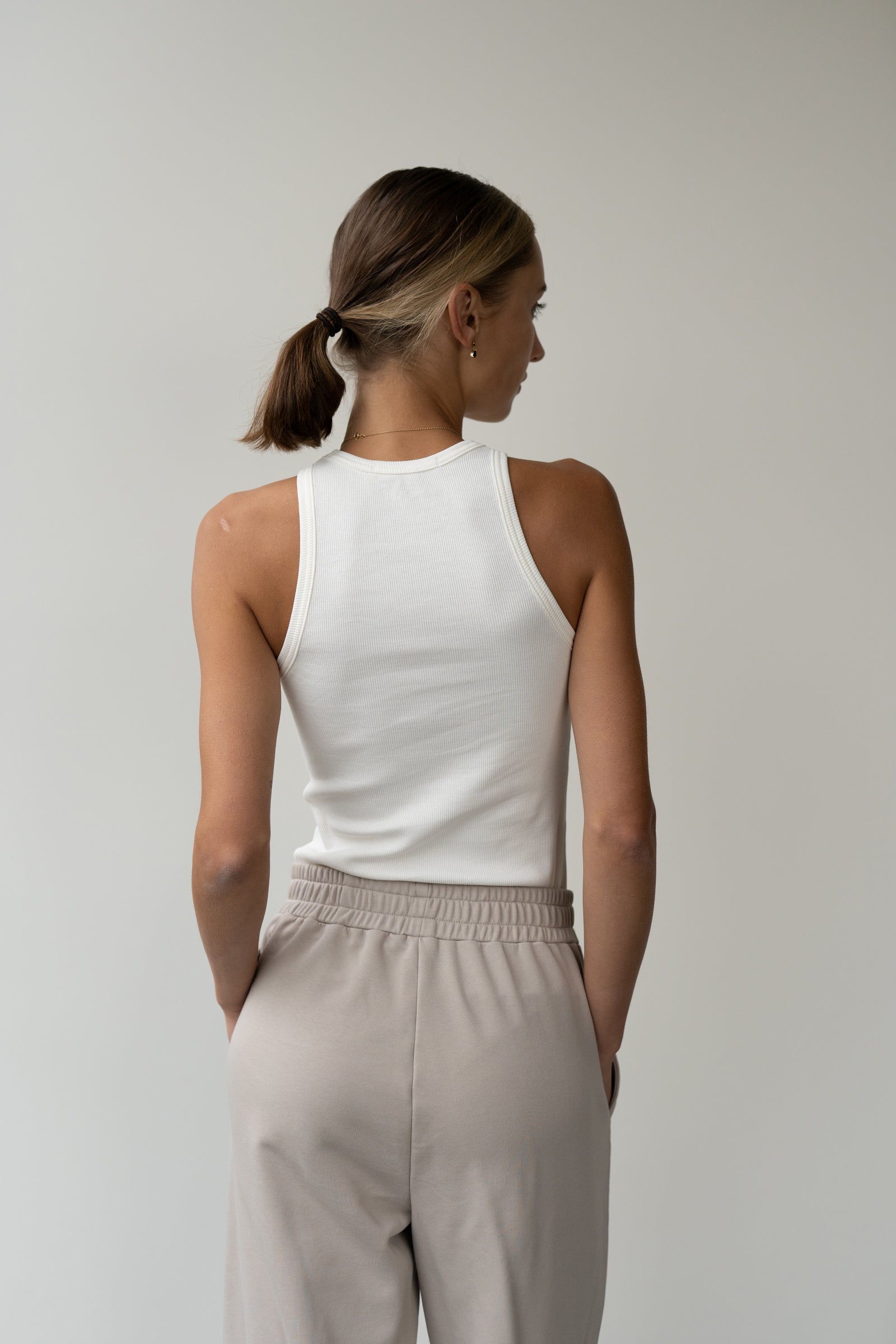 SPODNIE DRESOWE LUZA LIGHT GREY