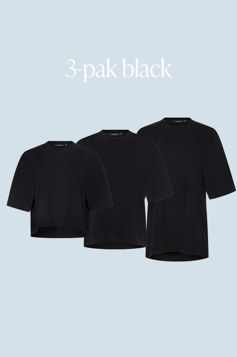 3-pak Otaki black