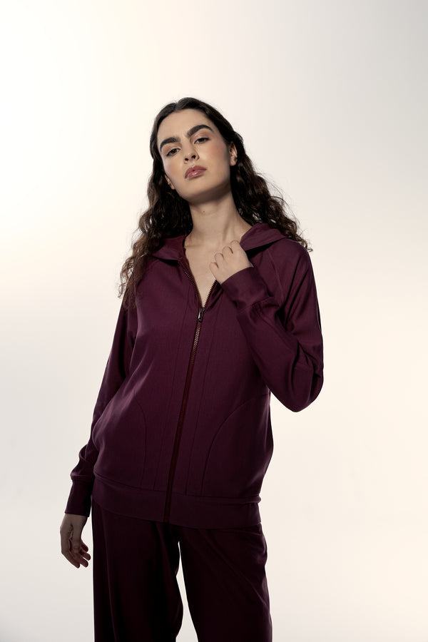 Bluza Kent bordo