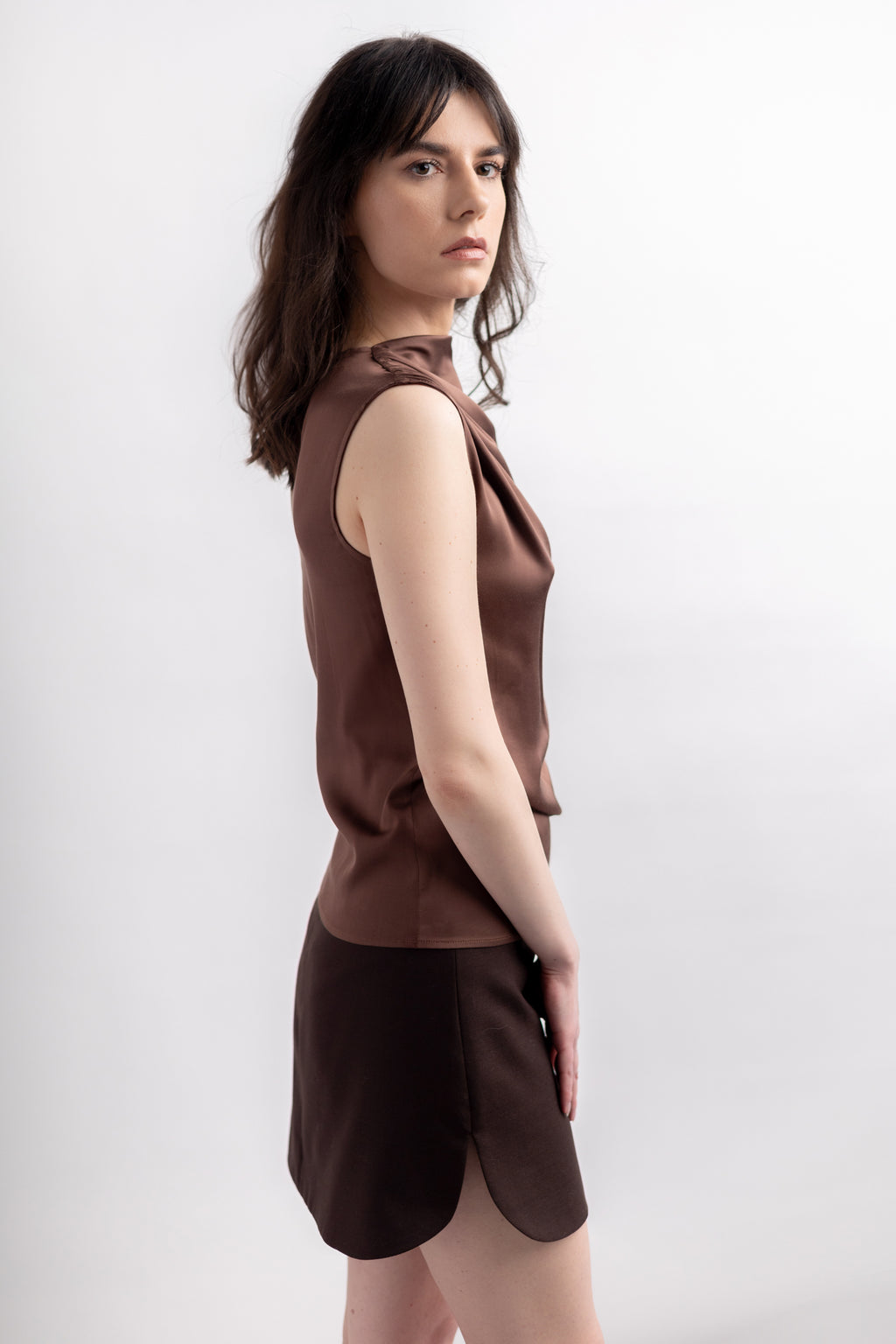 SPÓDNICA TOYA BROWN