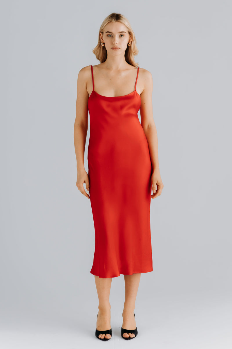 SUKIENKA GRACE CHERRY RED