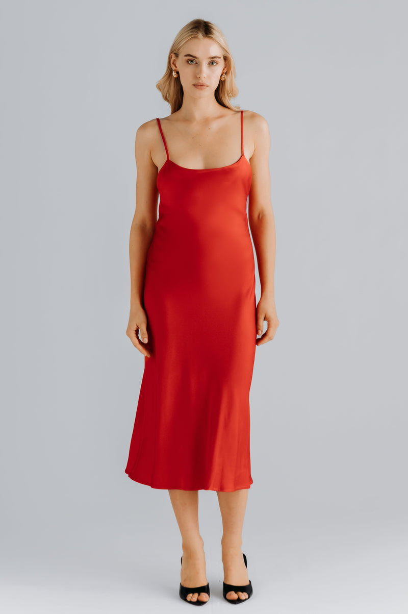 SUKIENKA GRACE CHERRY RED