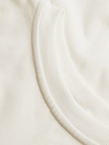 bluza oversize Gran kremowa & szara  - 100% bawełna organiczna