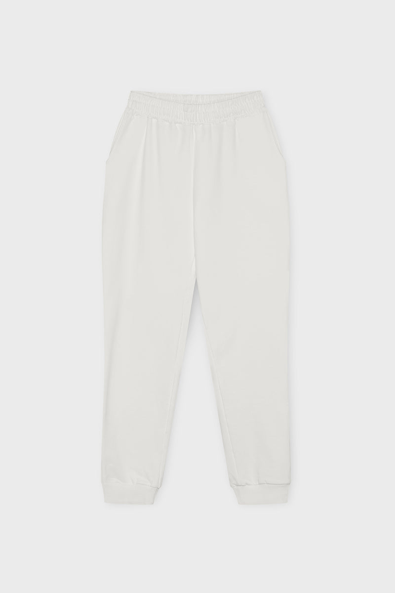 spodnie dresowe Gran kremowe  - 100% bawełna organiczna
