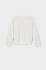 bluza oversize Gran kremowa & szara  - 100% bawełna organiczna