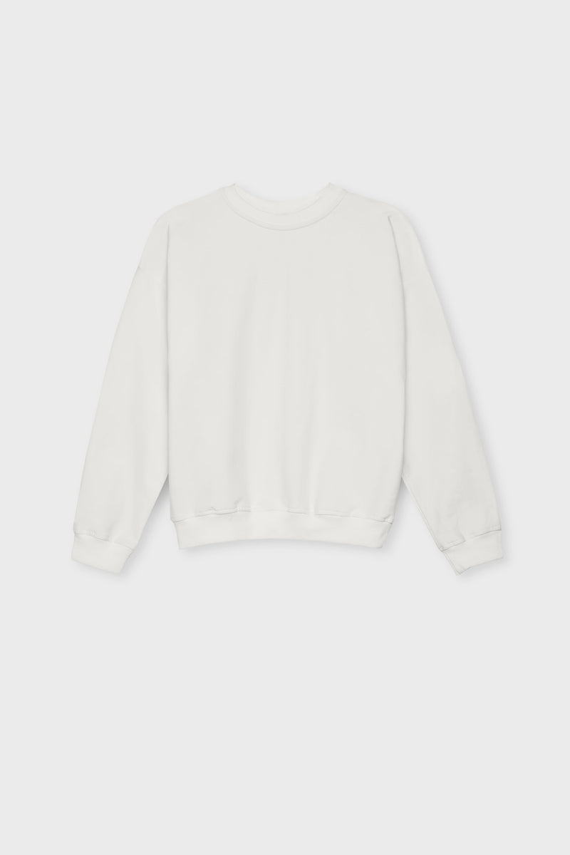 bluza oversize Gran kremowa & szara  - 100% bawełna organiczna