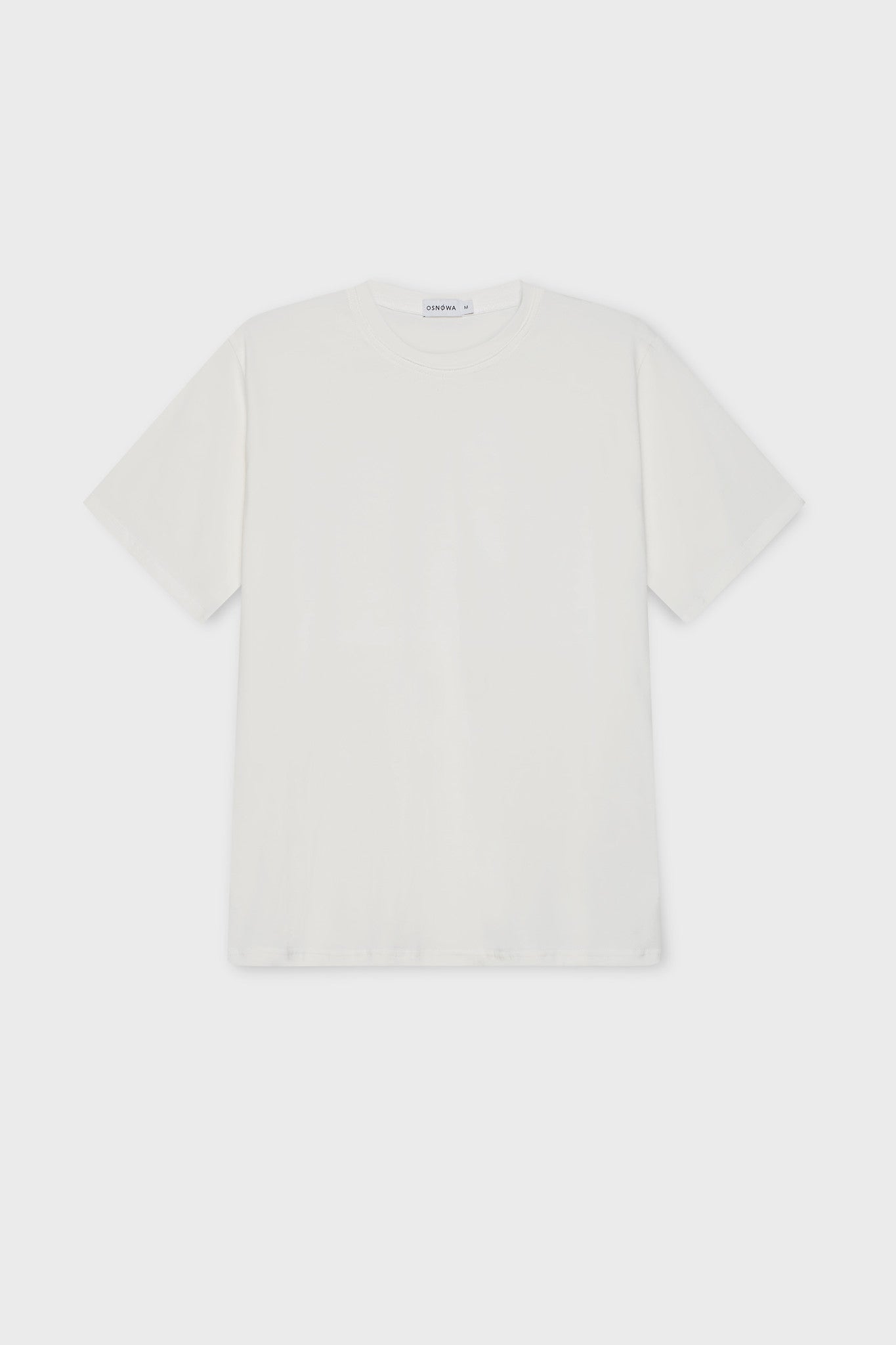 t-shirt Vang kremowa biel - bawełna organiczna