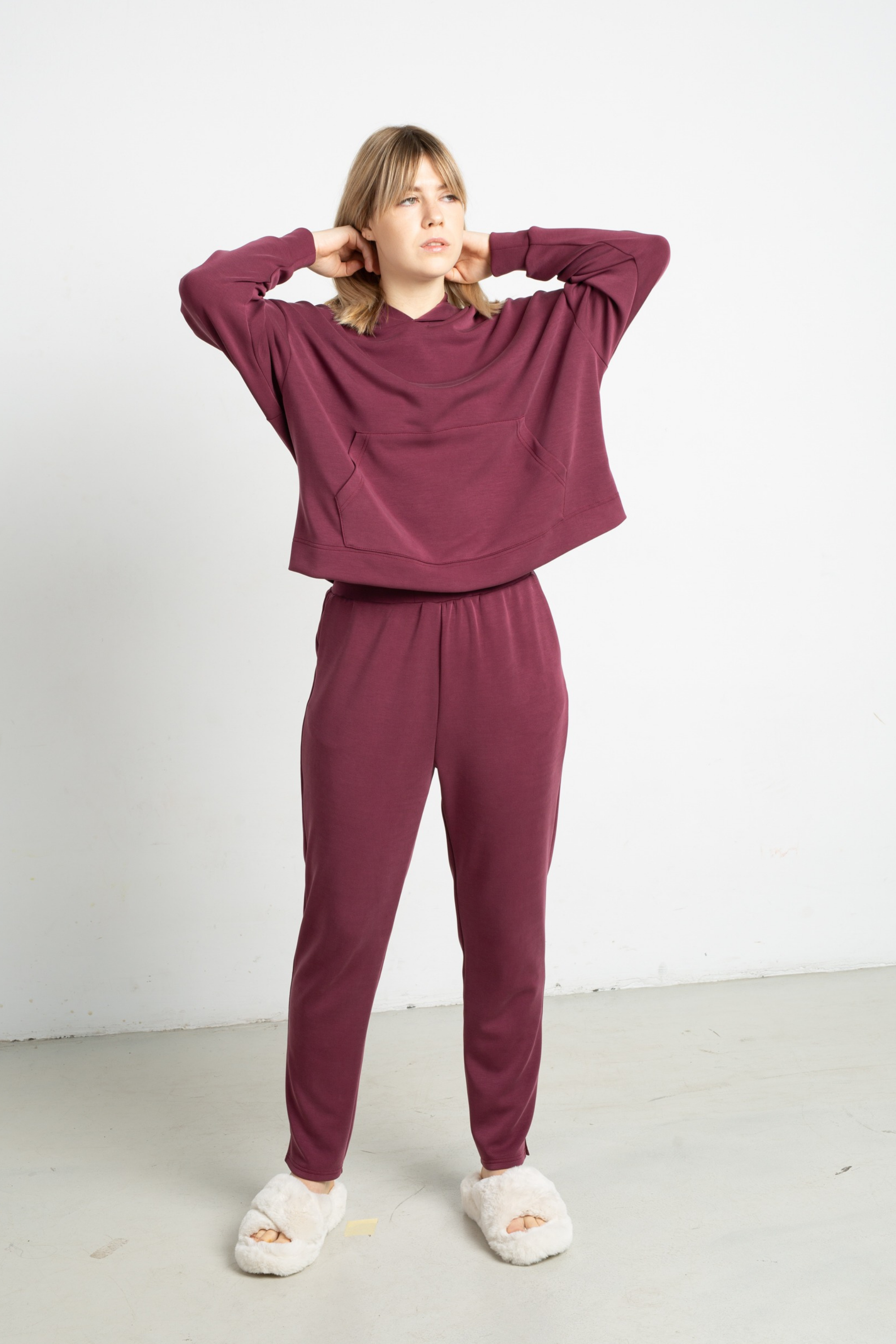SPODNIE DRESOWE ALNAR RED - MODAL