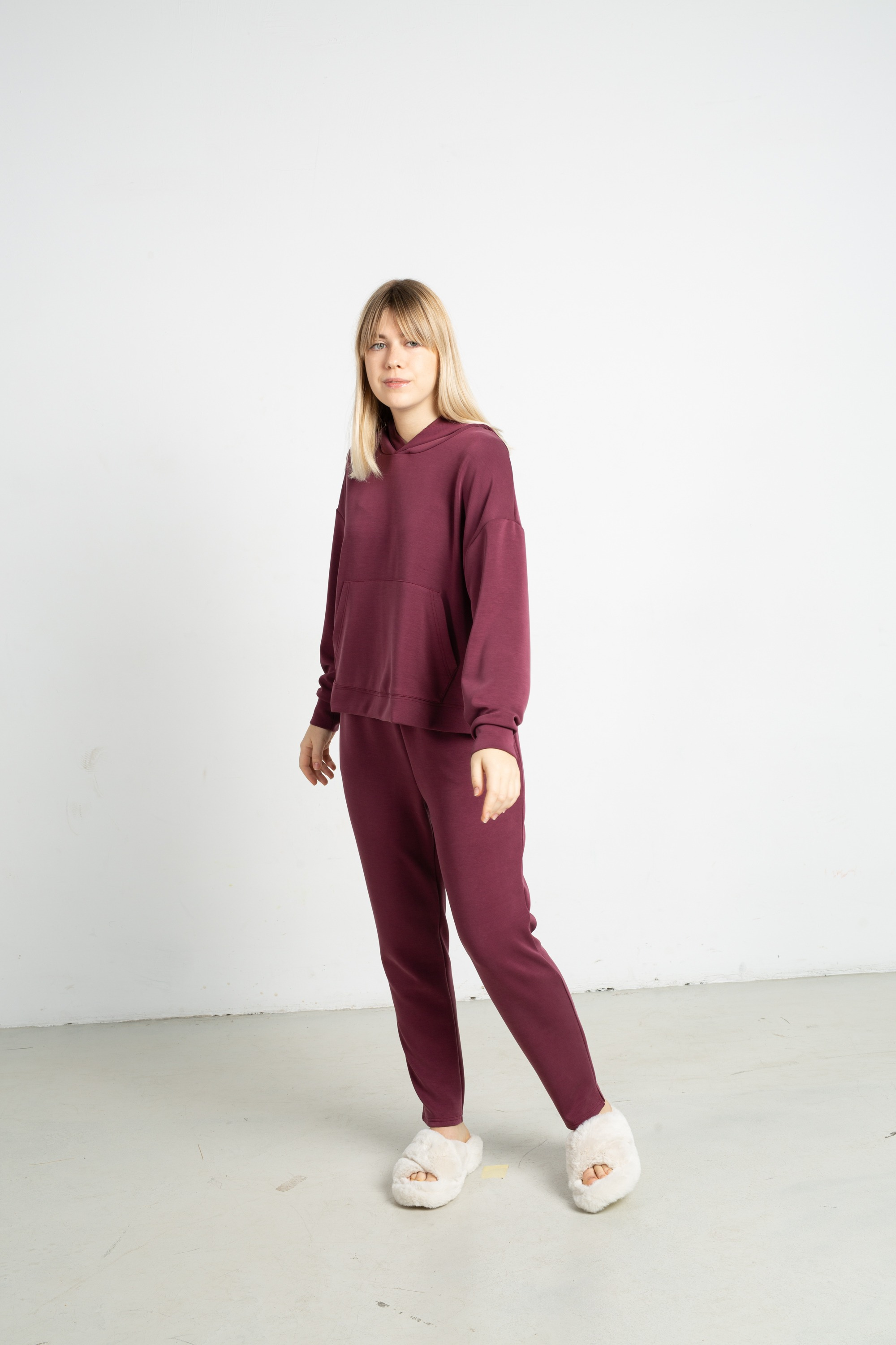 SPODNIE DRESOWE ALNAR RED - MODAL