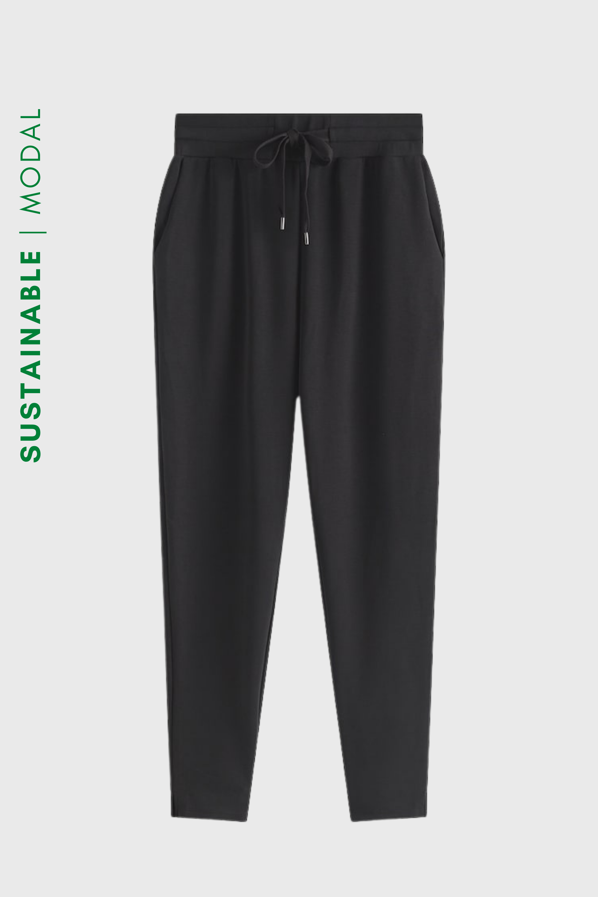 SPODNIE DRESOWE ALNAR BLACK - MODAL