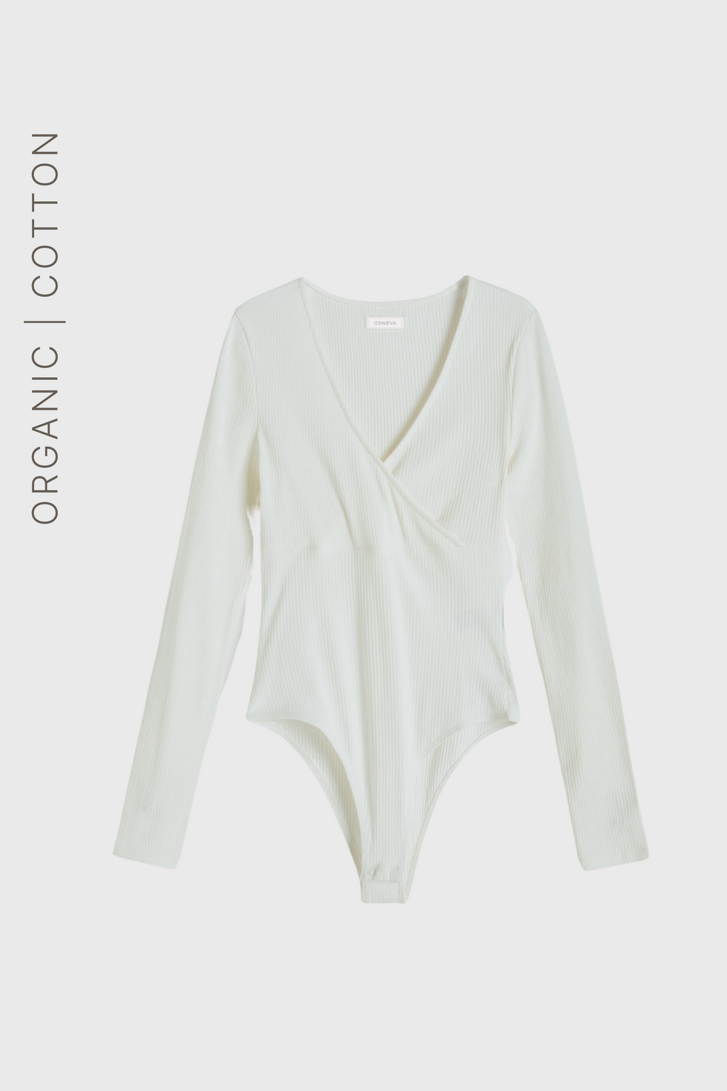 BODY VESSA OFF WHITE - BAWEŁNA ORGANICZNA
